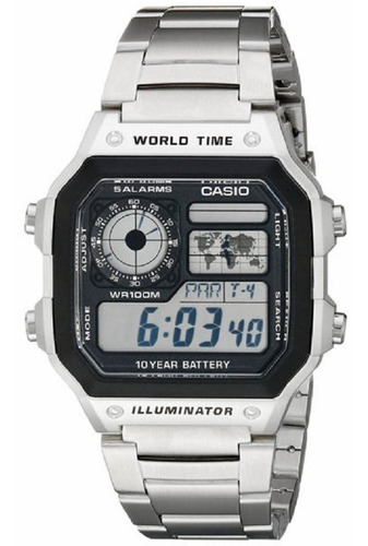 Reloj Casio Ae 1200whd Temporiza Calendar Original Garantía