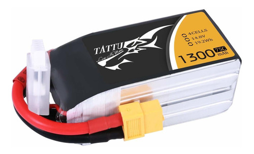 Bateria Lipo  Xt60 Plug 14.8v 1300mah Rc Tattu