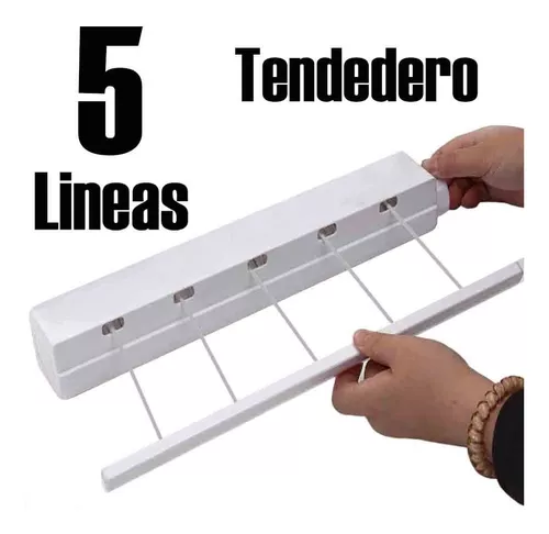 Tendedero Retráctil 5 hilos