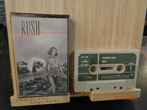 Rush Permanent Waves Cassette Brasil Rock