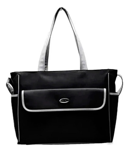 Bolso Maternal Oxford Bebesit - Vamos A Jugar Color Negro