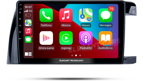 Autoradio Android Toyota Wish 2003-2009 4+64gb 8core Qled