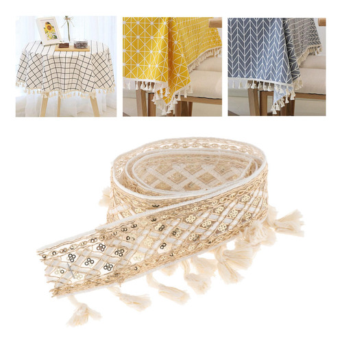 Bordado Floral Trim 36'' Diy Accesorios Encaje B