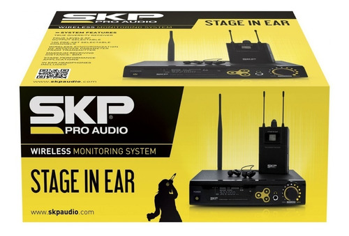 Imagen 6 de 8 de Skp Stage In Ear Sistema Monitoreo Intra Aural Inalámb Cuota