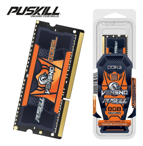 Memoria Ram 8gb Ddr3l Puskill Ddr3l, 8gb,1600 Mhz Nova!!!