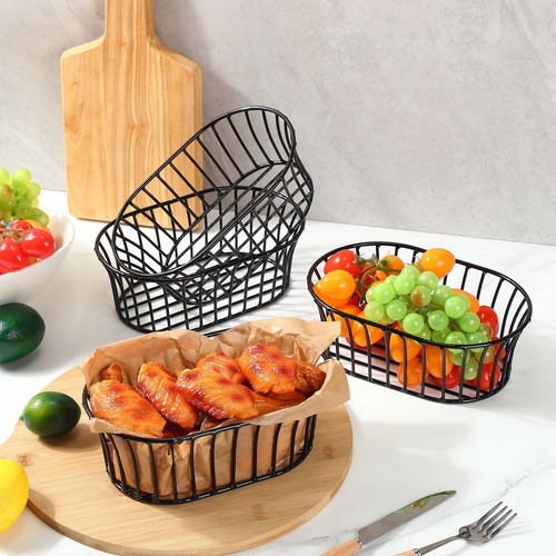 Varillas De Comida Rápida De Alambre Metálico De Silicona, 4