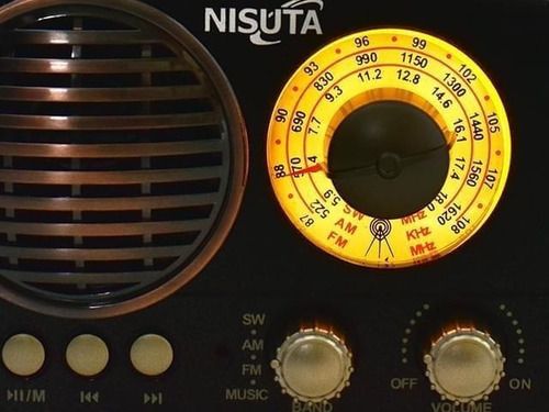 Imagen 4 de 5 de Radio Am/fm Nisuta Ns-rv14