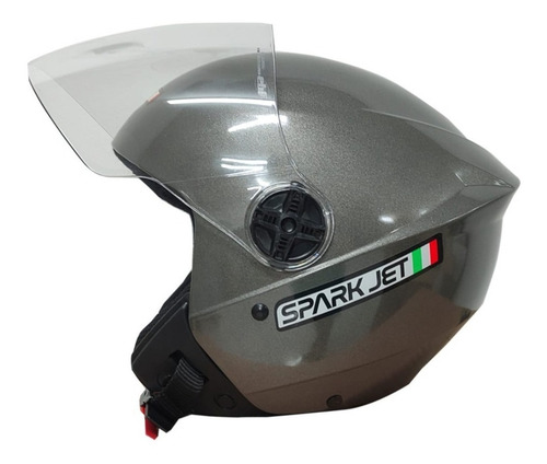 Imagem 2 de 4 de Capacete Moto Ebf Spark Jet Aberto Lançamento + Nfe