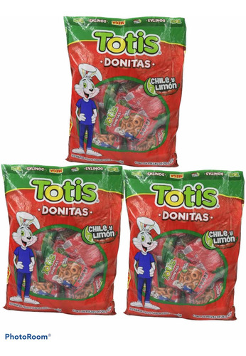 Totis Chile Y Limón Chicharrón Pack 120 Pz De 20 G C/u
