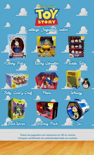 Toy Story Lenny Impreso En 3d Resinacustom Y Certificado (Usado)