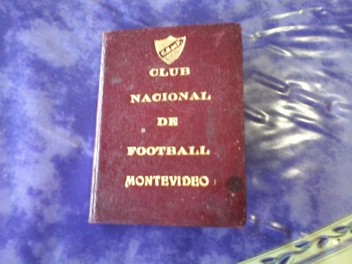 Carnet De Club Nacional De Futbol+targ.social Año 1954