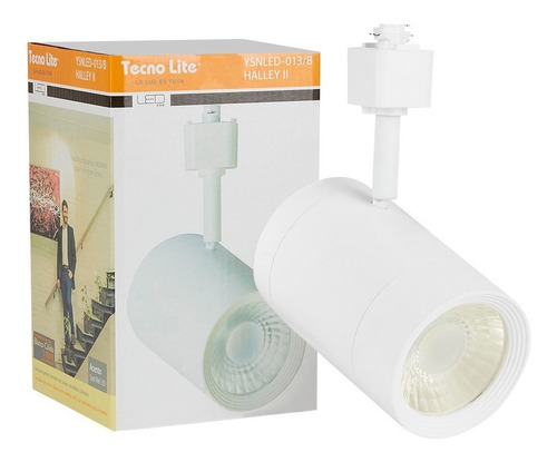 Imagen 3 de 7 de Lámpara Interior Spot Led Para Riel, 14.5 W, Luz Cálida