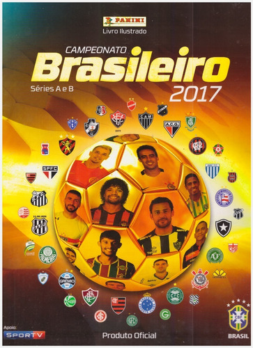 Álbum De Figurinhas Campeonato Brasileiro 2017 Vazio