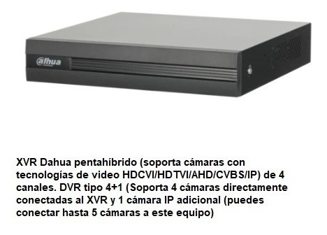 Imagen 2 de 8 de Kit Cctv De 4 Cámaras Dahua