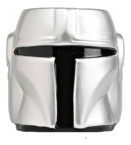 Taza Mandalorian 3d Star Wars Plateado
