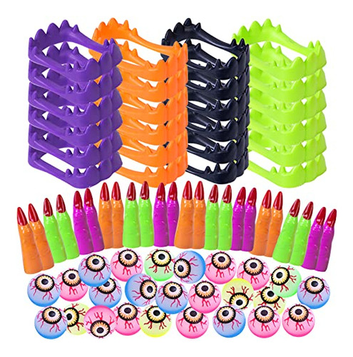 72pcs Halloween Party Favoritos Sets, Halloween Tltml