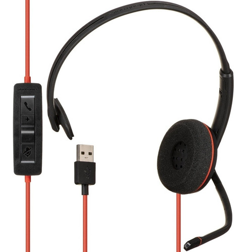 Imagen 1 de 2 de Diadema Plantronics/poly Blackwire C3210 Usb Monoaural