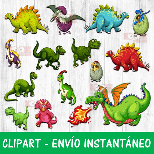 Kit Imagenes Png Cliparts Digital Dinosaurios 2