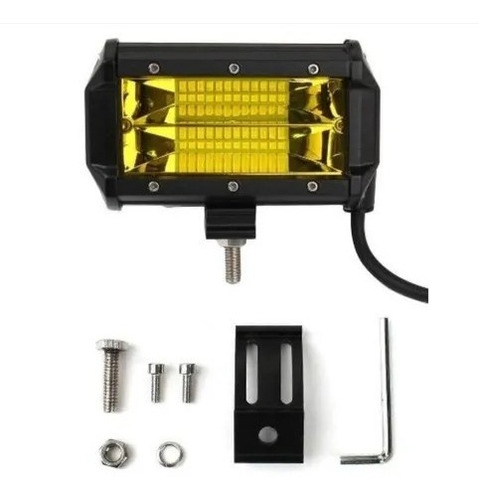 Focos Neblineros Carro Led 72w Amarillo 