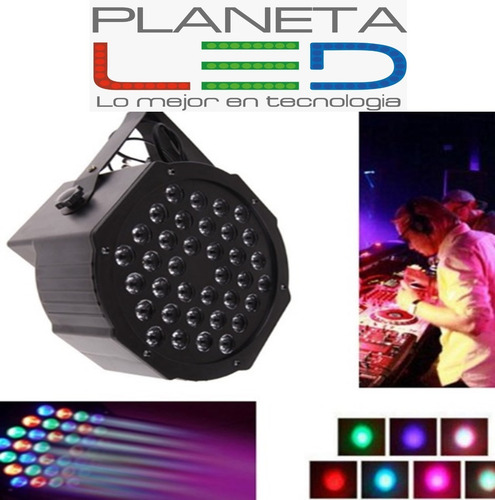 Tacho Led Audioritmico 54w Dmx Rgb Dj Discotec Eventos Bar