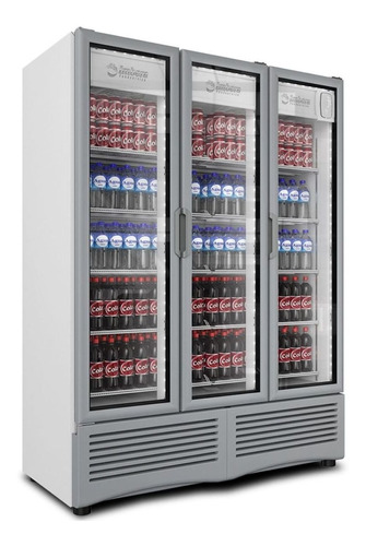 Imagen 1 de 1 de Refrigerador comercial vertical Imbera G342 1162 L 3 puertas 1500 mm de ancho 115V