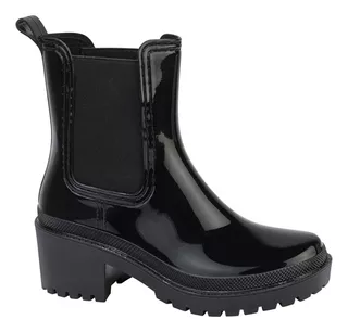 Bota Lluvia Mujer Pink By Price Shoes Negro Para Mujer 338