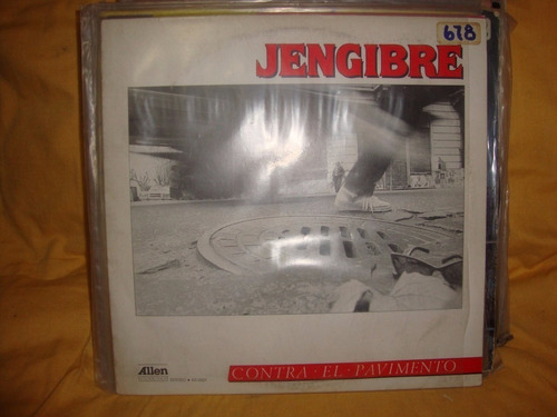 Vinilo Jengibre Contra El Pavimento + Insert Rn1