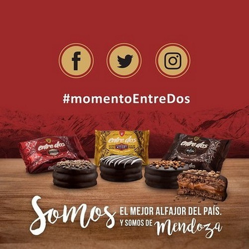 Alfajor Premium Entre Dos - Caja X 36 Unid. Surtidas