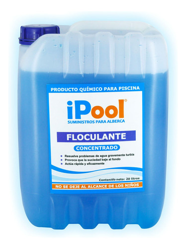 Floculante Concentrado 20 Litros Alberca Decantador Aspira