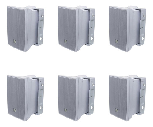 Caixa Som Ambiente Jbl Selenium C321b Branco Kit Com 3 Pares