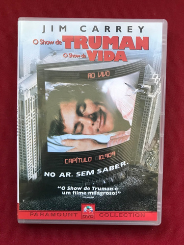 Dvd - O Show De Truman - Jim Carrey - Seminovo (Usado)