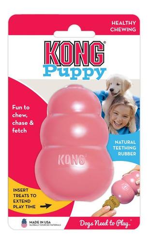 Brinquedo Kong Puppy Rosa M