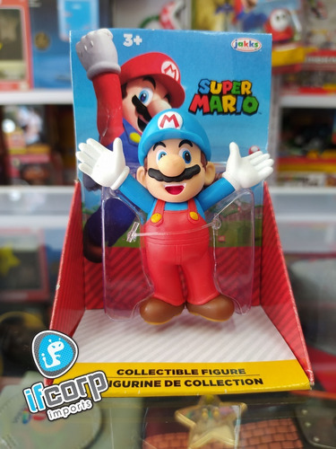 Figura Super Mario Ice Mario 2.5 Pulgadas Jakks Pacific