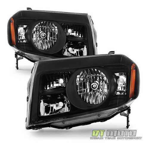 Par Faros Negro Interior Honda Pilot Lx 2010 3.5l