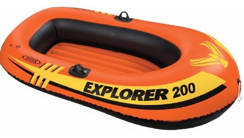 Balsa Inflable Canoa Para Dos, Lancha Explorer 200 Intex Msi