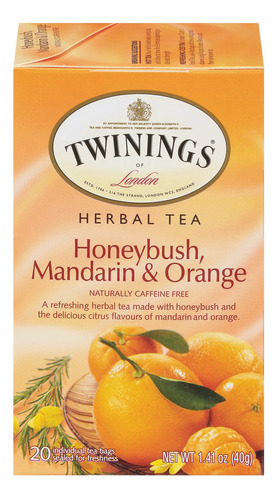 Te Twinings Ingles Naranja Mandarina Miel Saquitos Importado