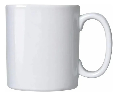 12 Caneca Cerâmica Cilíndrica Sublimação Branca Cor Branco Sem Personalização