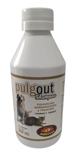 Shampoo Anti Pulgas Y Garrapatas Para Perros Y Gatos Pulgout