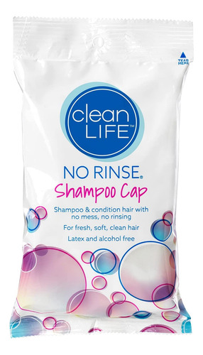 Shampoo Cap Cleanlife Products, Pacote Sem Enxágue Com 12