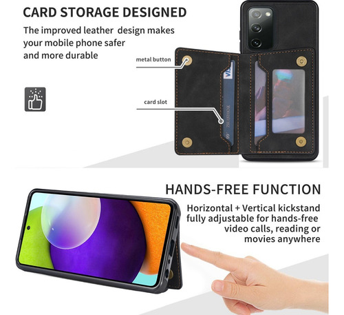 B Cubierta De Tarjetas Wallet For Samsung S20 Plus S20 Fe