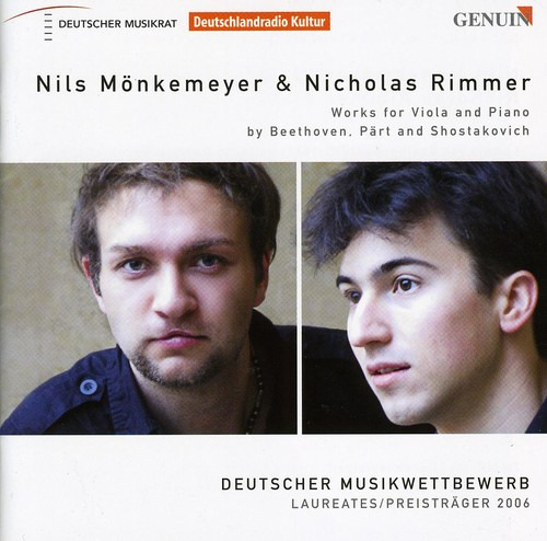 Nils M Nkemeyer Trabaja Para Viola Y Piano En Cd