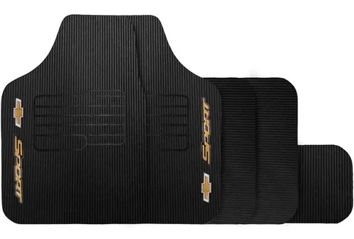 comprar Jogo De Tapetes Automotivos Logo Chevrolet 5 Peças Pvc