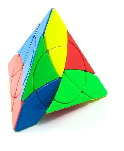 Cubo Rubik Jin Zi Ta Stickerless Pyraminx Flower Petal