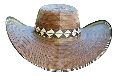 Sombrero 23 Fibras Marrón Exclusivo Caña Flecha