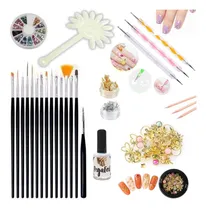 Comprar Combo O Kit Para Decorar Uñas Deco Pinceles Liner Dotting 30