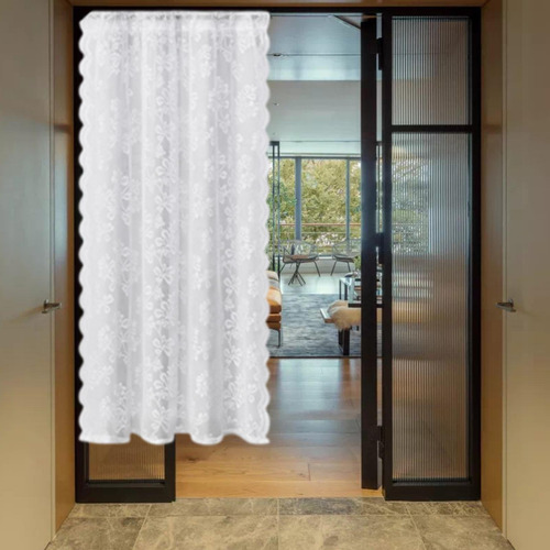 Cortina Floral De Encaje Cortina Decoración 150x200cm