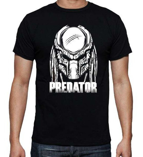 Remera Predator (negra) Ideas Mvd