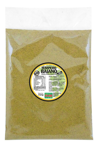 Tempero Baiano S/ Pimenta Sc 01kg