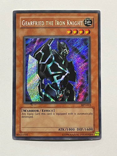 Gearfried The Iron Knight (bpt) Yu-gi-oh