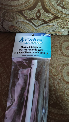 Antena Nueva Marca Cobra Para Radio Vhf Banda Marina (Usado)